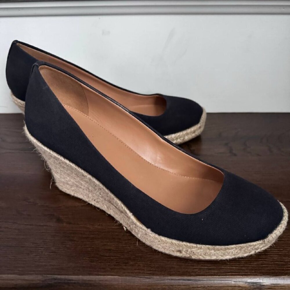 J.Crew Navy Wedges Effortless, Comfortable and Classic Wardrobe Essential - Size
